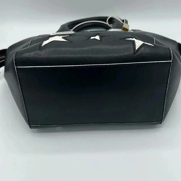 Stella McCartney Black 2-Way Stars Bag purse - Picture 3 of 11